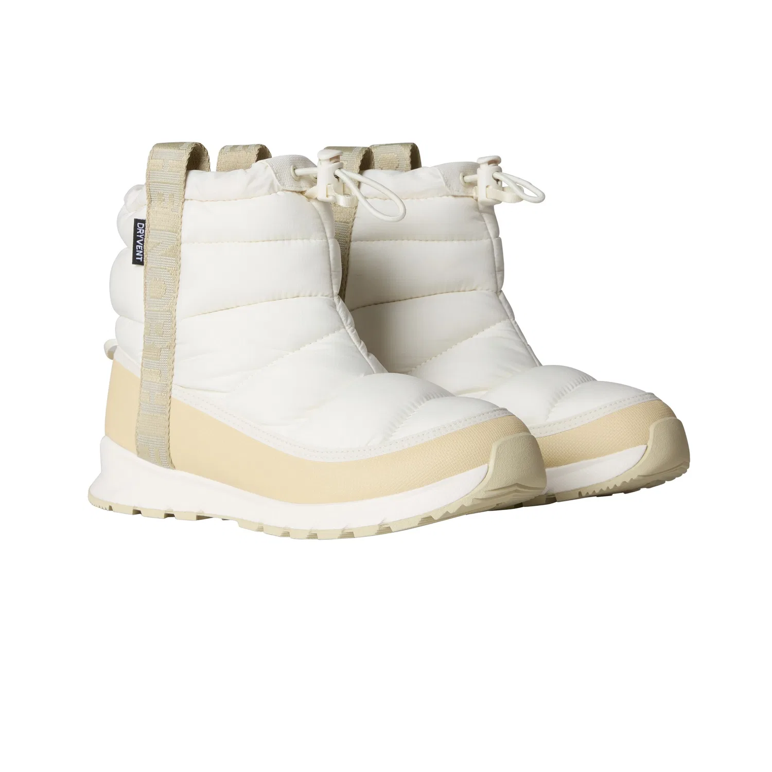 Детские зимние ботинки с утеплителем Thermoball The North Face, White Dune/Gravel