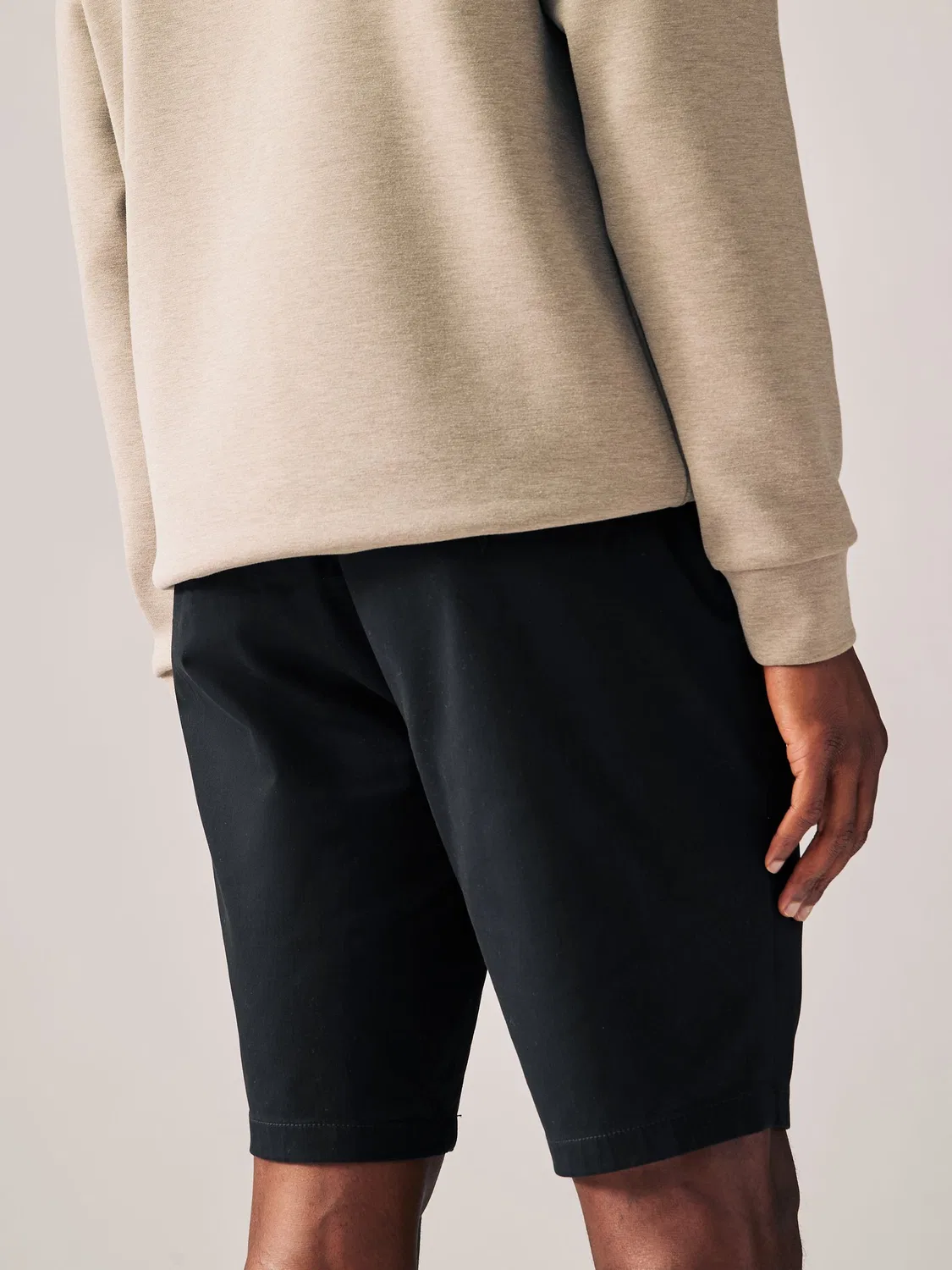 Шорты чинос классические, Slim Fit Next, черный — фото 3