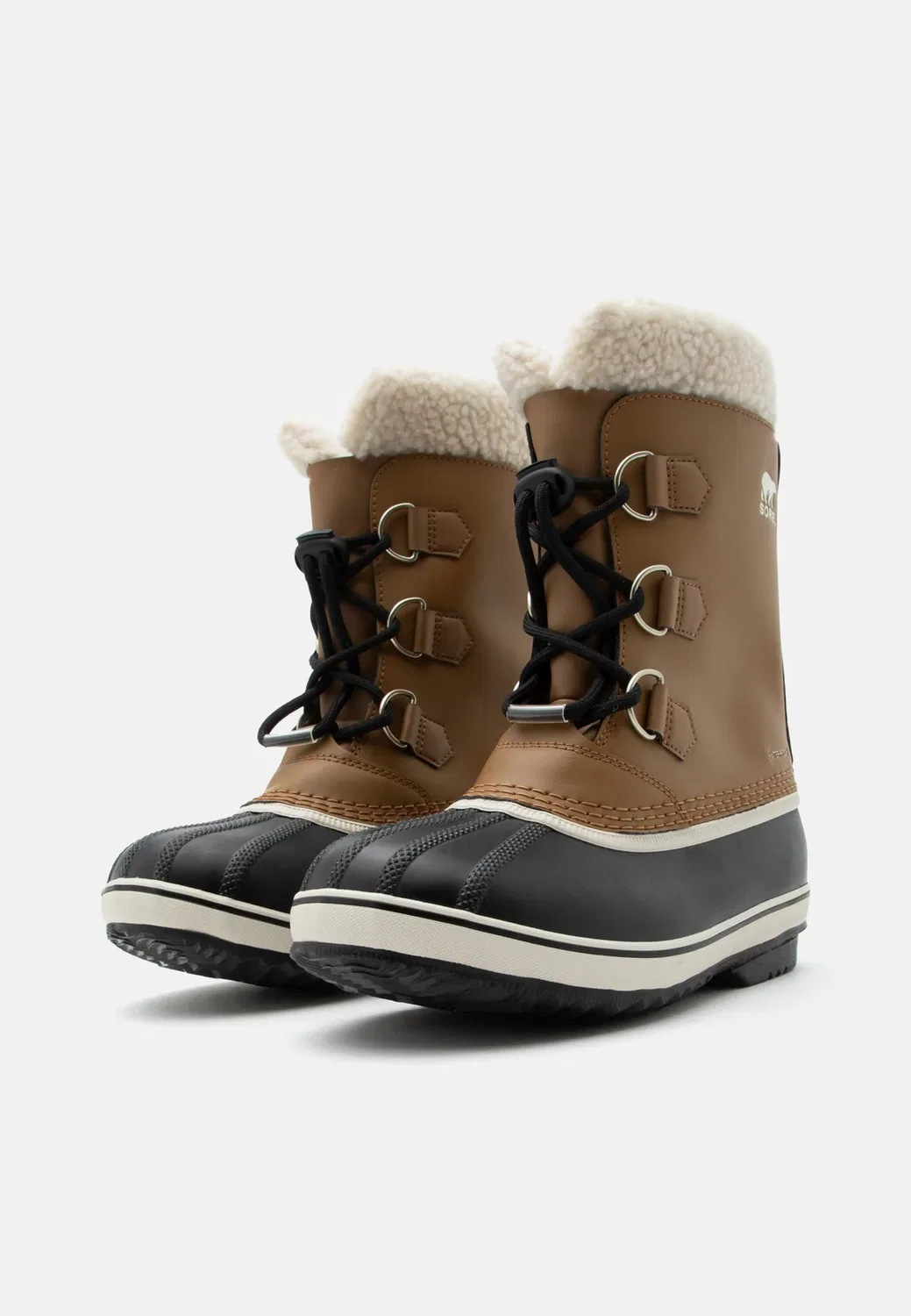 Детские унисекс ботинки Big Kids Yoot Pac WP - зимние ботинки Sorel, Mesquite/Black — фото 2
