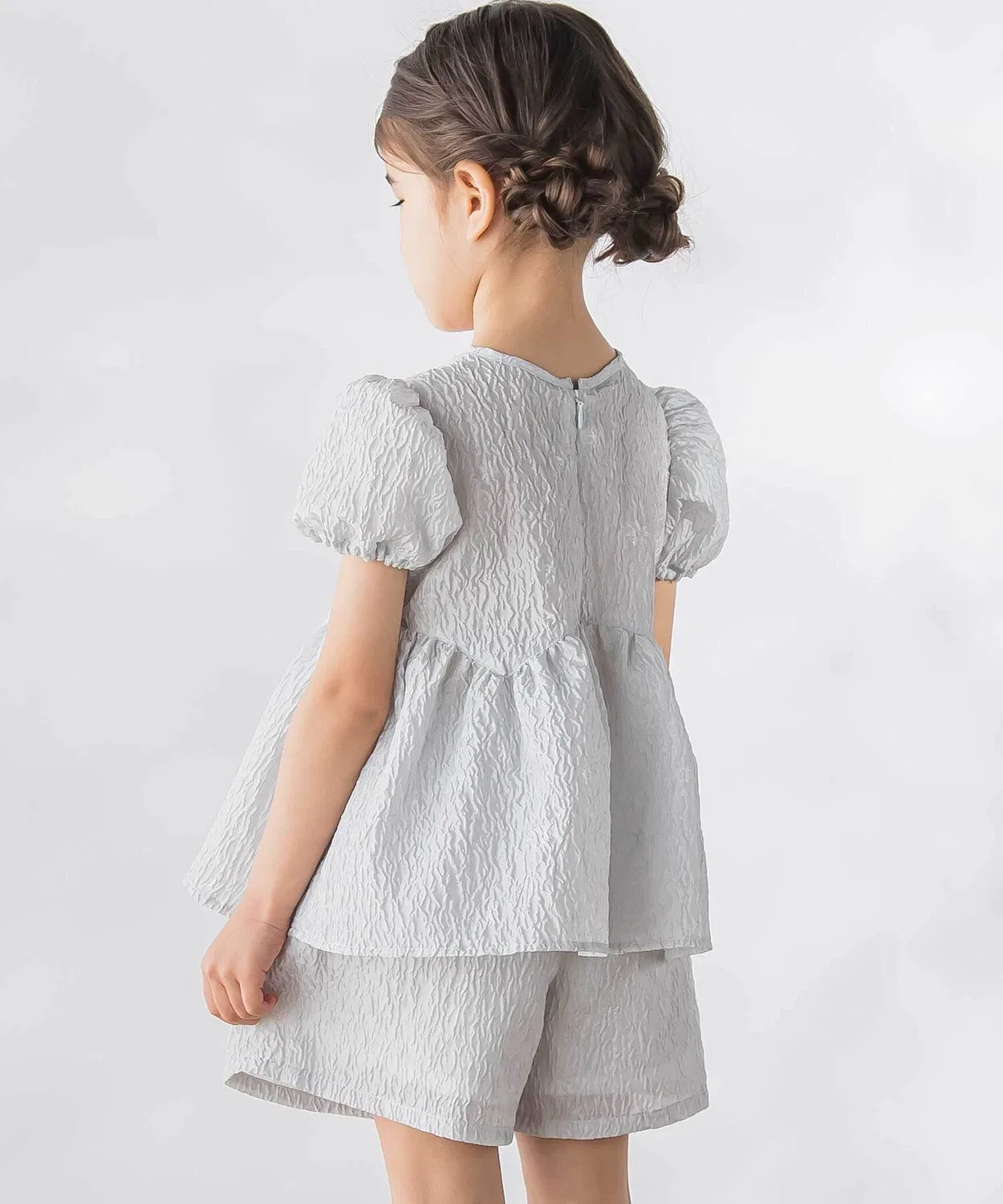 Детский комплект из жаккарда с длинным рукавомBeBe Petits Pois Vert, White — фото 4
