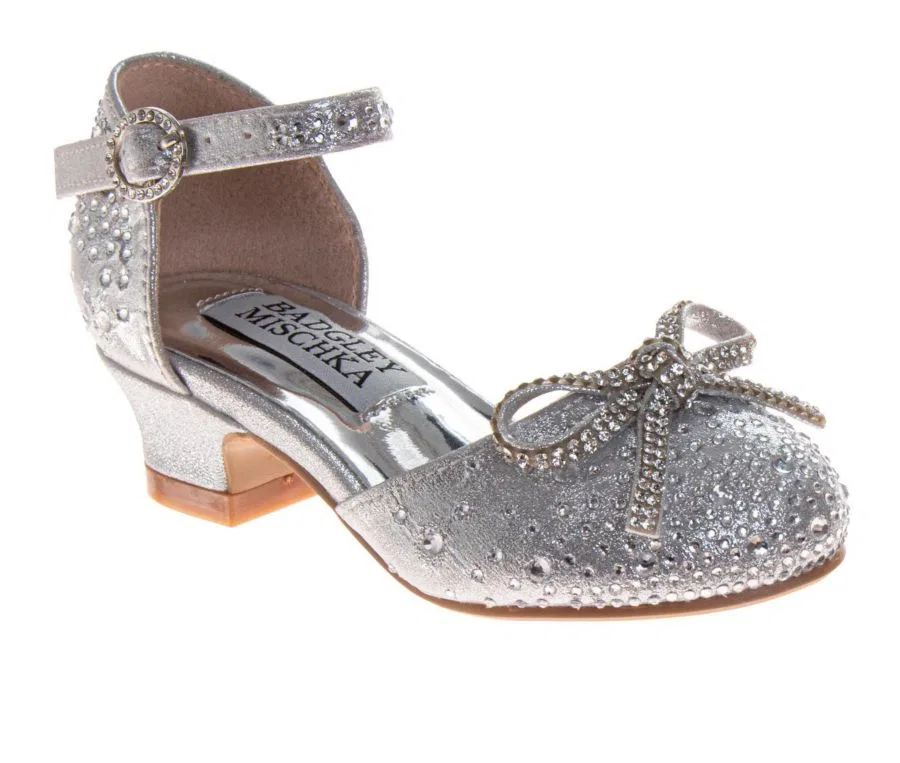 Туфли-лодочки без застежки Badgley Mischka, Silver