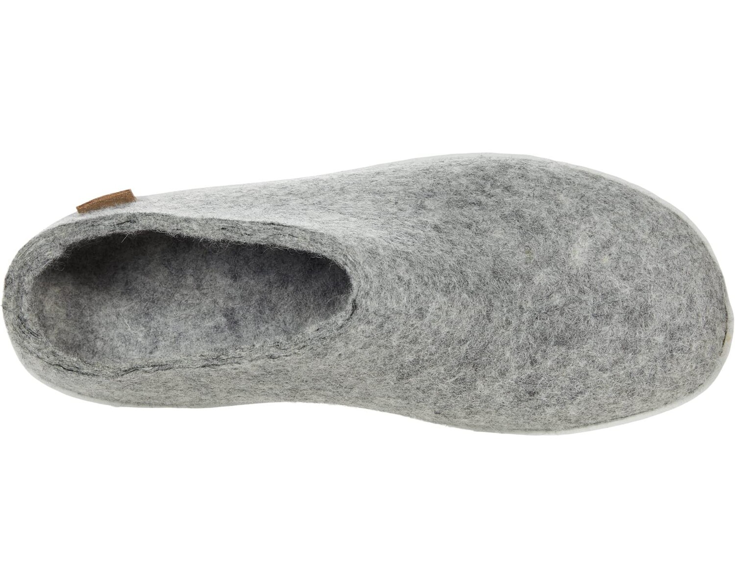

Сабо Wool Slip-On Rubber Outsole Glerups войлочные, светло-серый