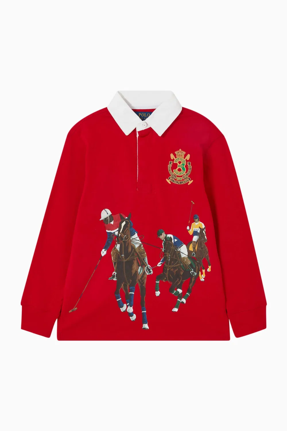 Футболка поло с принтом в стиле регби Polo Ralph Lauren