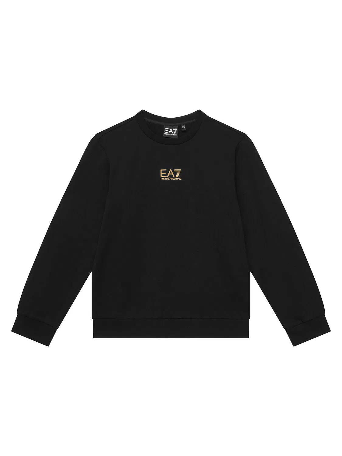 Толстовка стандартного кроя для мальчика Ea7 Emporio Armani, черный