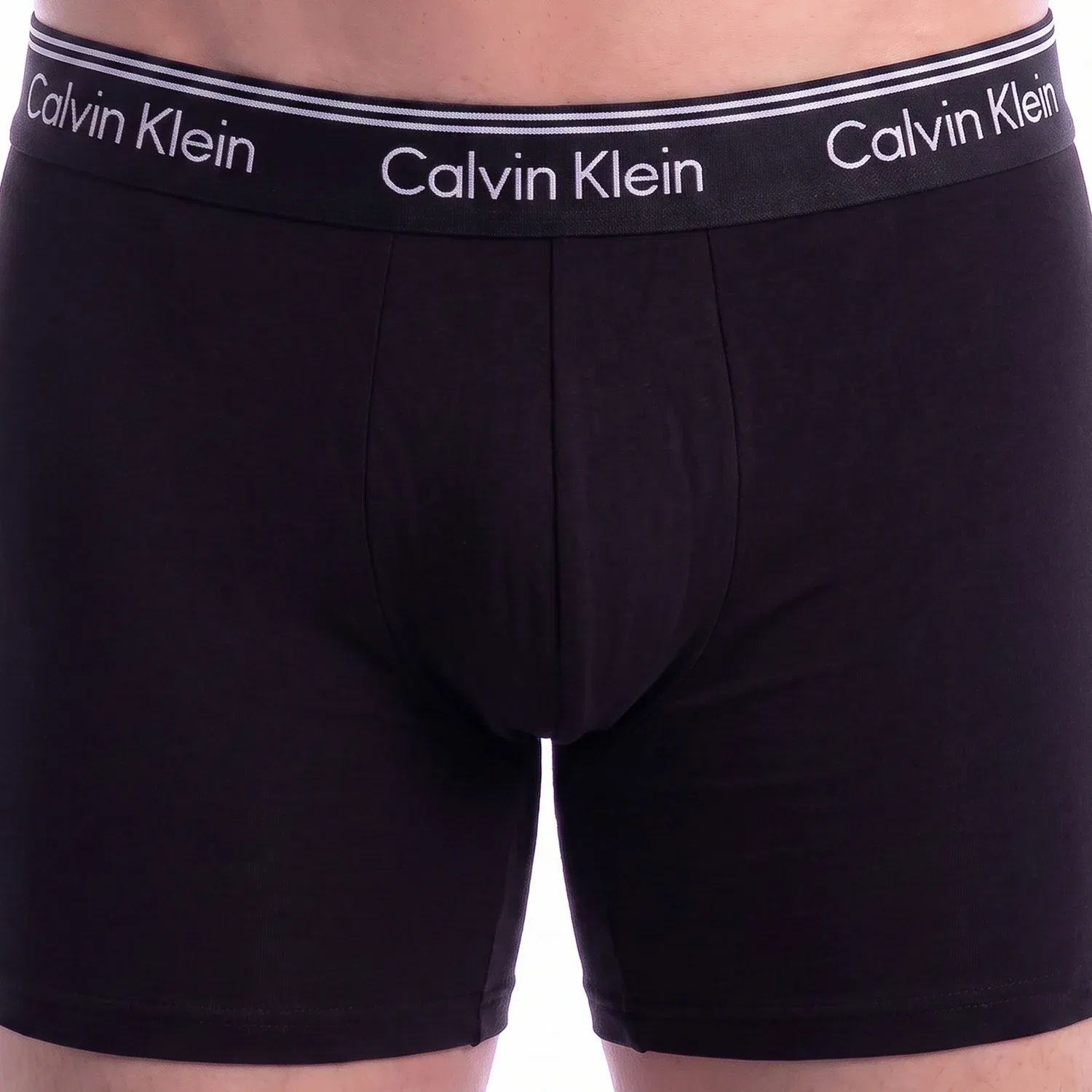 Комплект боксеров хлопковых Calvin Klein, черный — фото 3