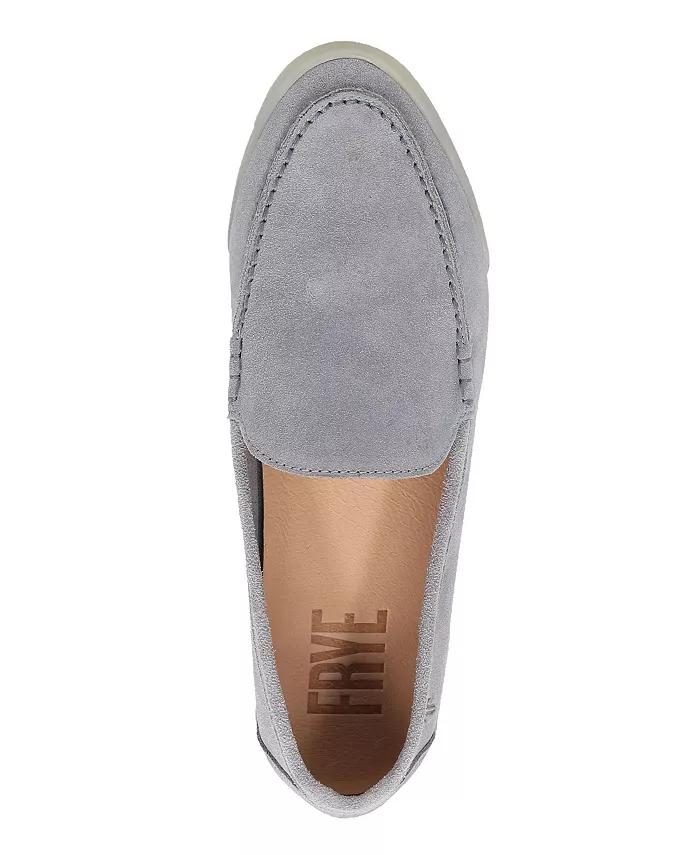 Женские лоферы Melanie Slip-On Skimmer из замши и кожи Frye, синий — фото 4