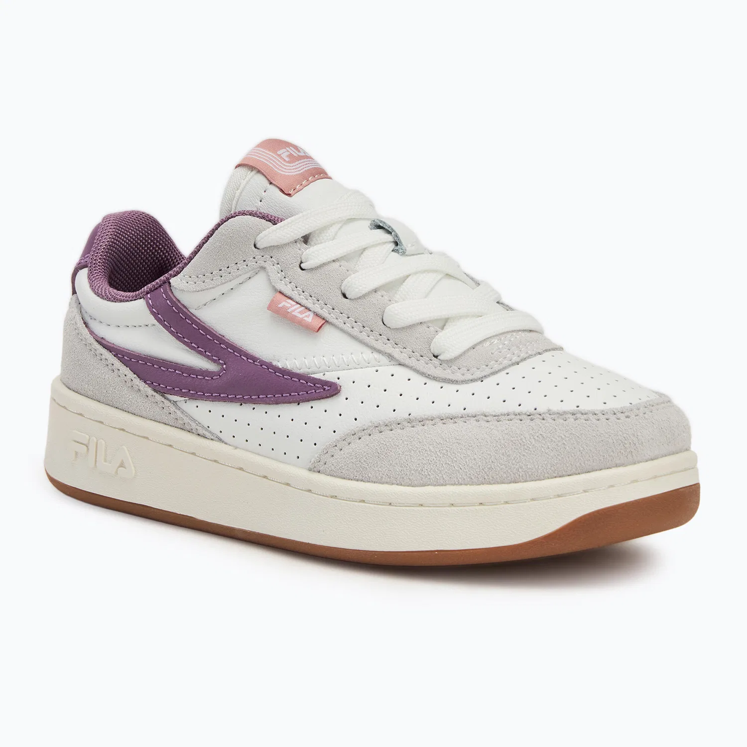 Детские кроссовки из натуральной кожи Sevaro S Fila, Weiss