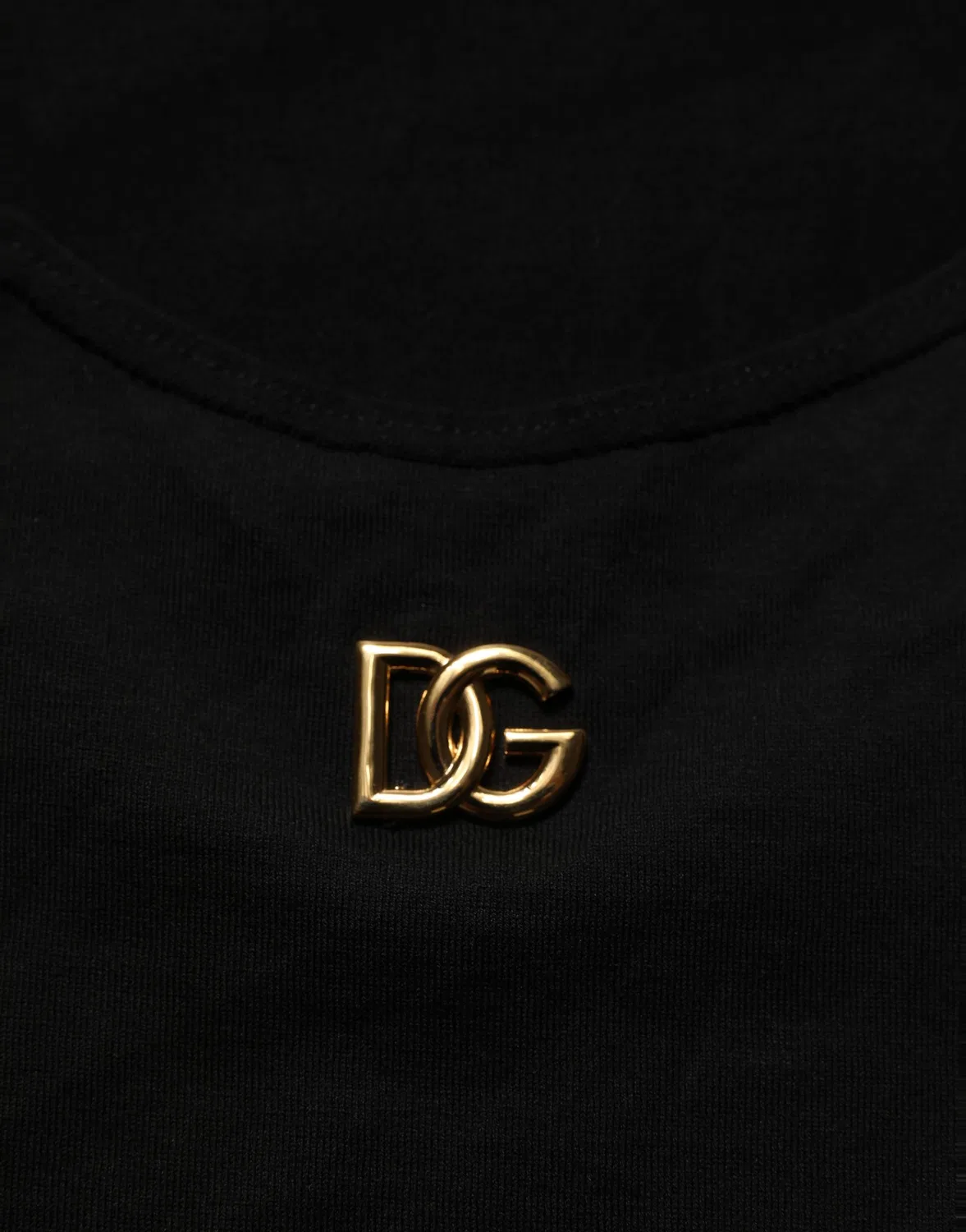 Женская майка без рукавов с логотипом DG Dolce & Gabbana, Black