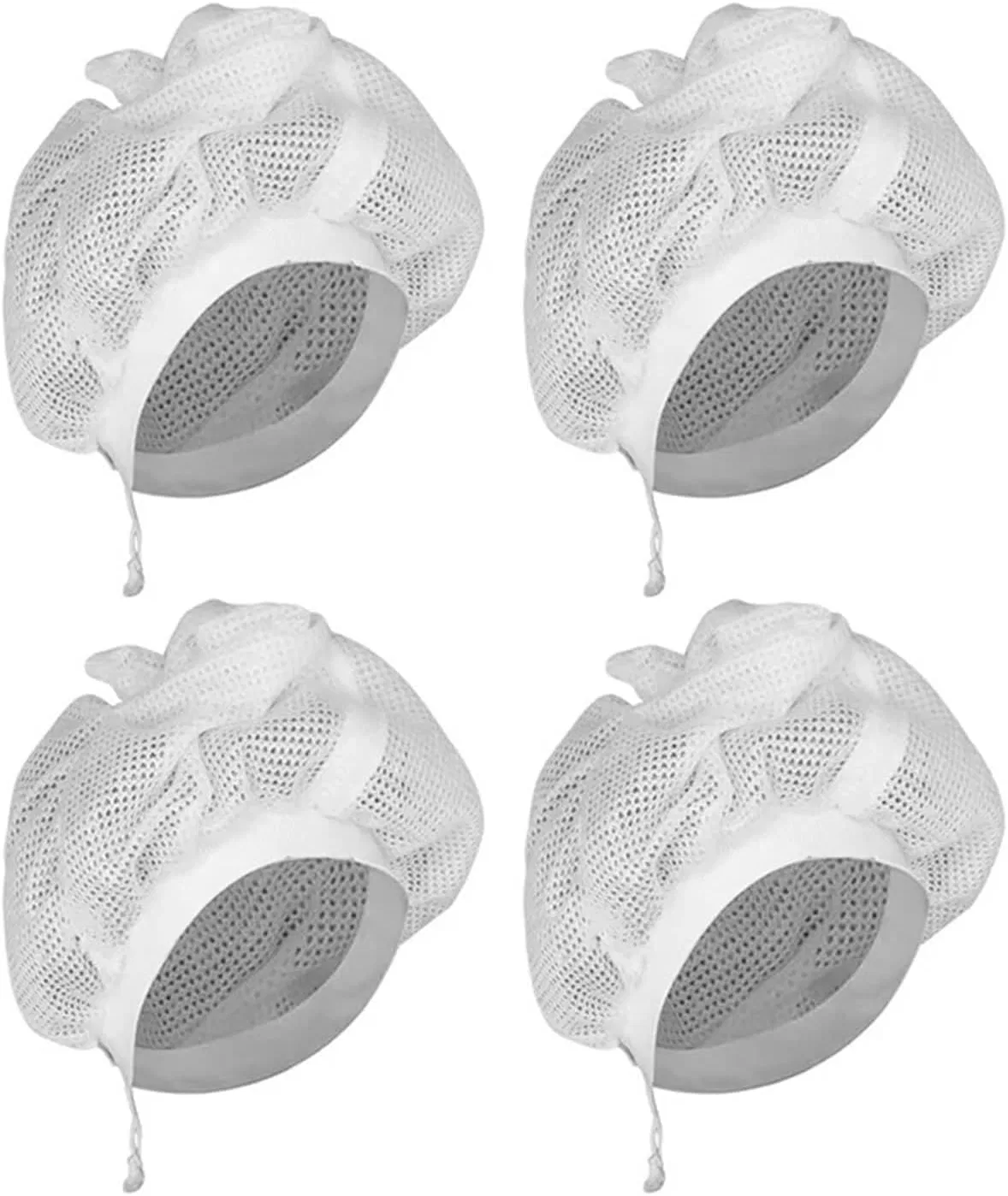 Шапочка для душа для сушки вьющихся волос, UVDS, 4 шт, 25x45 см, 4pcs Net Cap