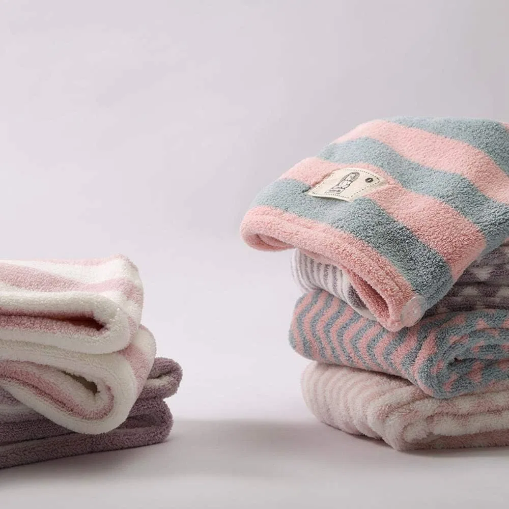 Шапочка для сушки волос Microfibre UKKD, 25x65 см, Type 6 — фото 3