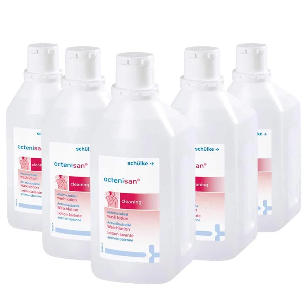 Жидкое мыло Schülke Octenisan Wash Lotion, 5 x 1000 мл, без отдушек