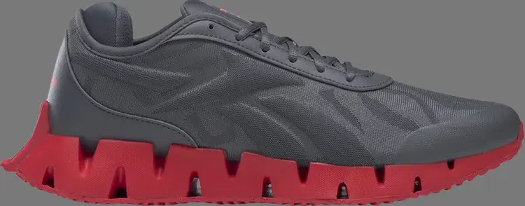 

Кроссовки zig dynamica 3 'grey vector red' Reebok, серый