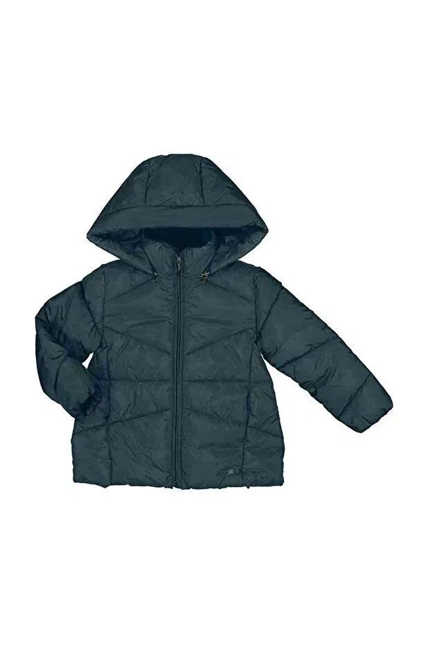 Детское зимнее пальто для девочек с капюшоном Basics Mayoral, Navy Blue