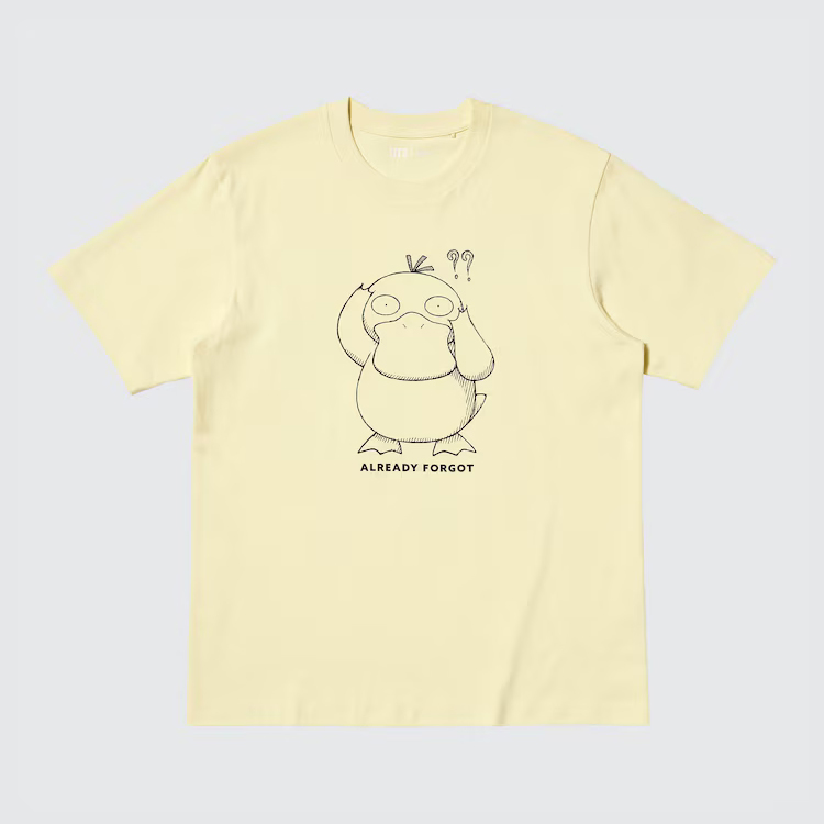 

Футболка Uniqlo Pokemon UT, желтый