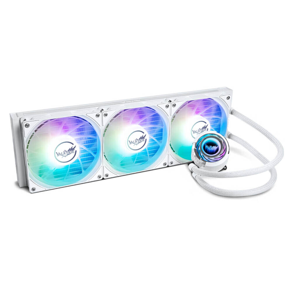 Система жидкостного охлаждения Valkirye C420W-RGB, белый — фото 2