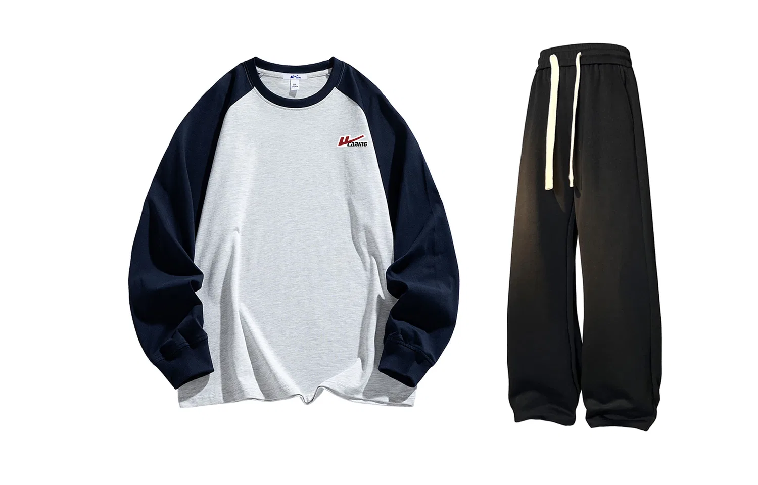 Детский комплект свитшотов с круглым вырезом, средней посадки, Sweatshirt Sets, WARRIOR