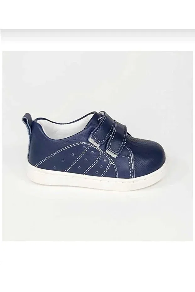 Детские ботинки для мальчиков из натуральной кожи Özgür Kids, Navy Blue