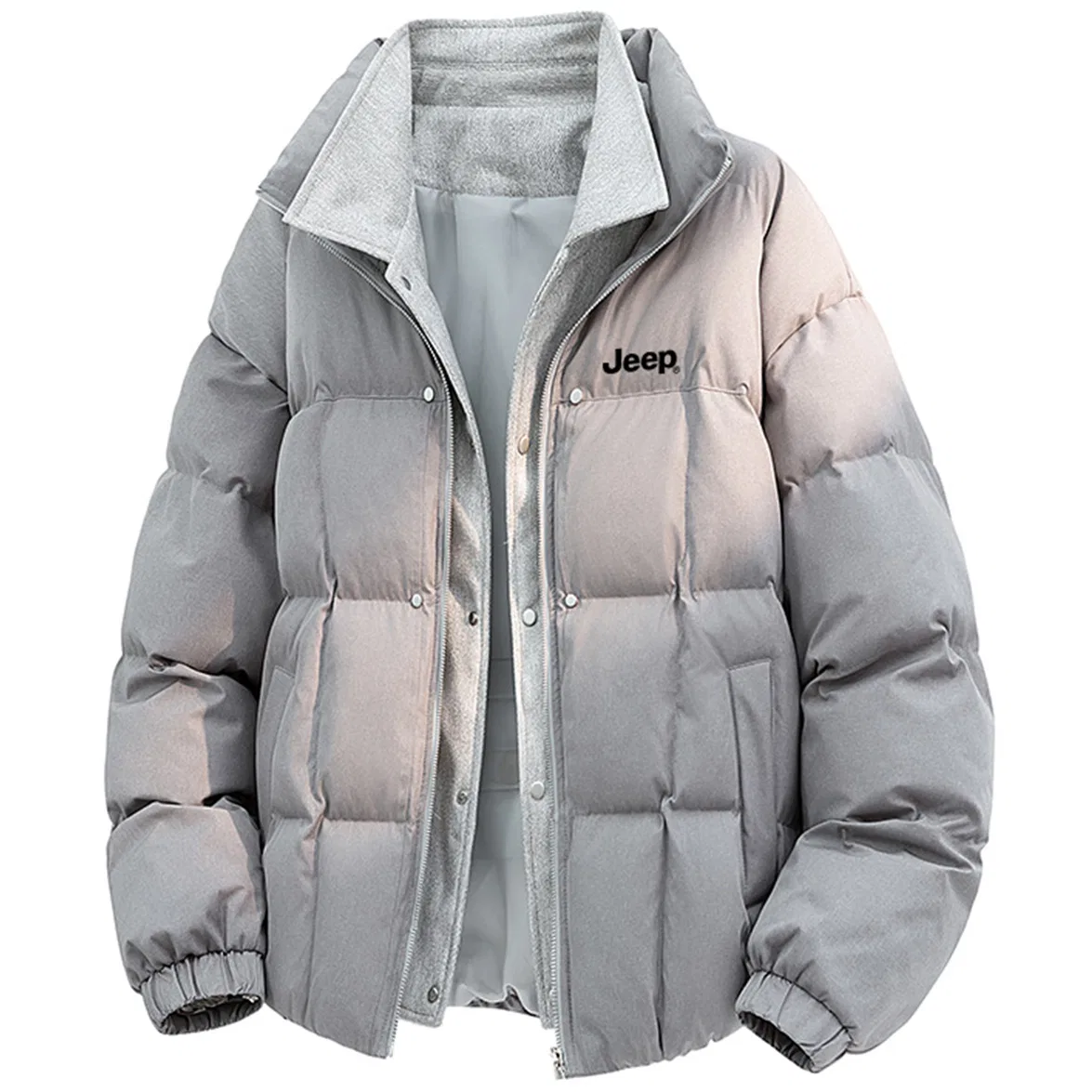 Детский пуховик с флисовой подкладкой Jeep, Mountain Gray