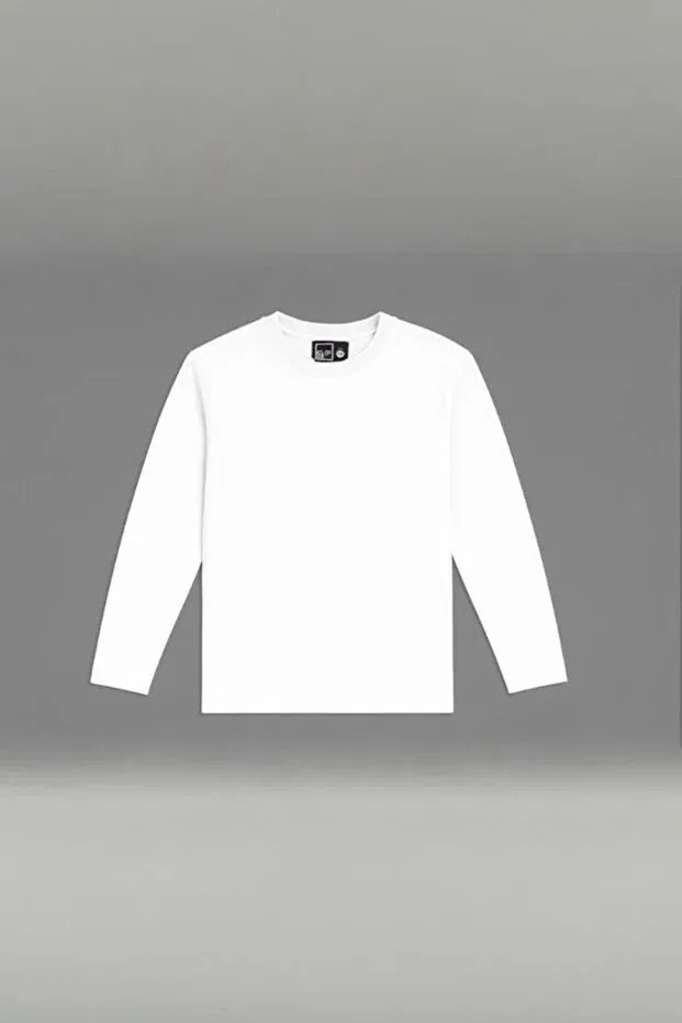 Детская футболка с длинным рукавом хлопковая Cloise, White — фото 4