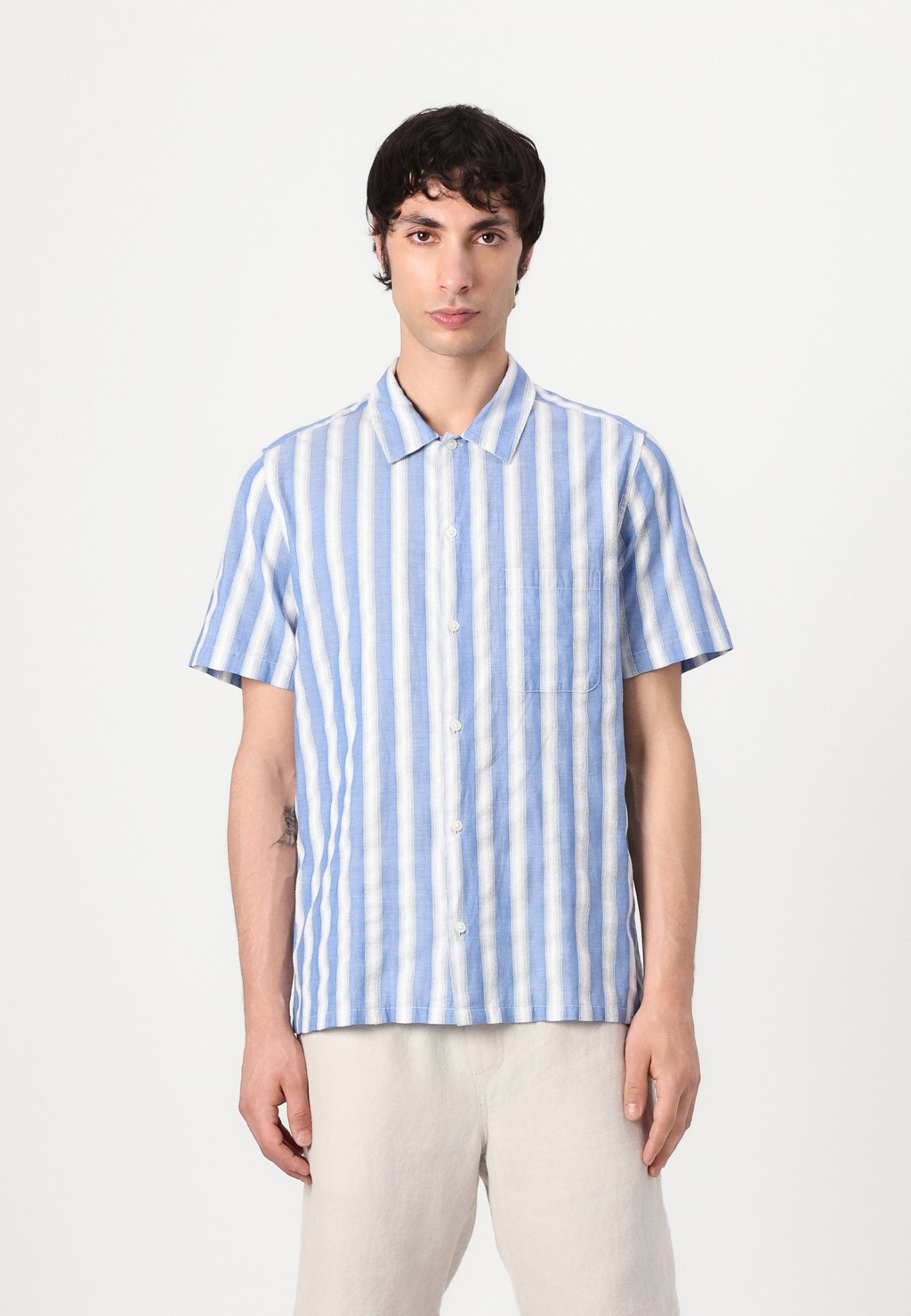 

Рубашка AVAN SHIRT Samsøe Samsøe, синий