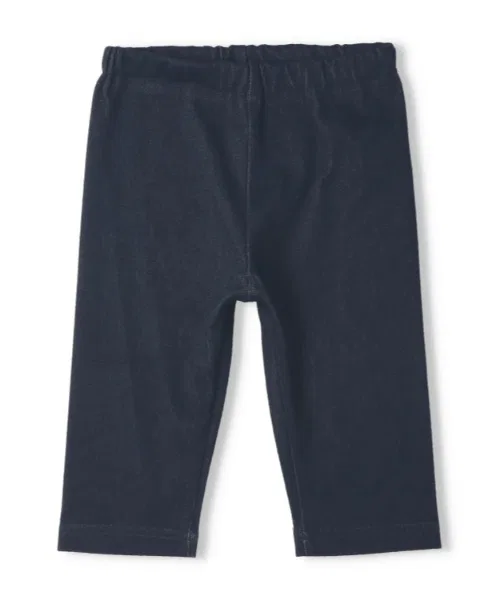 Детские леггинсы из денима с длиной до колена Crescent, Navy