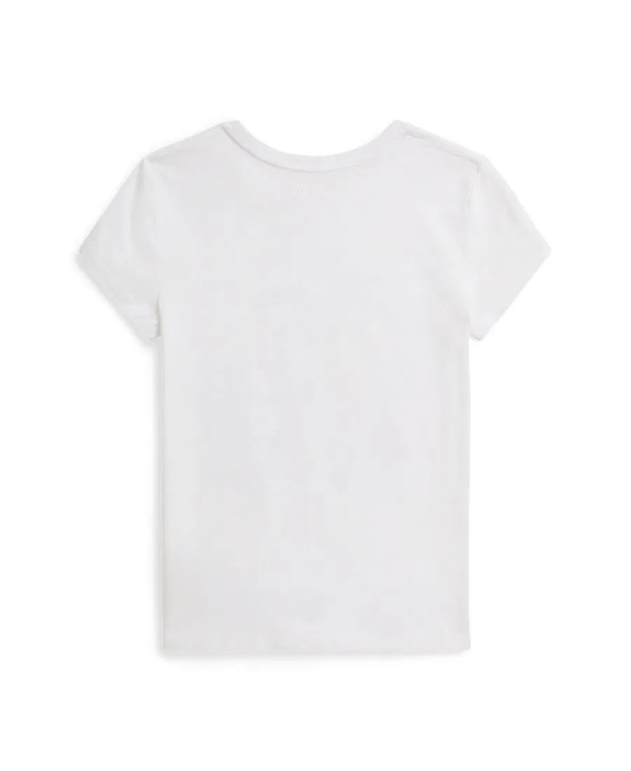 Футболка с принтом Polo Bear из хлопка Polo Ralph Lauren, White — фото 2