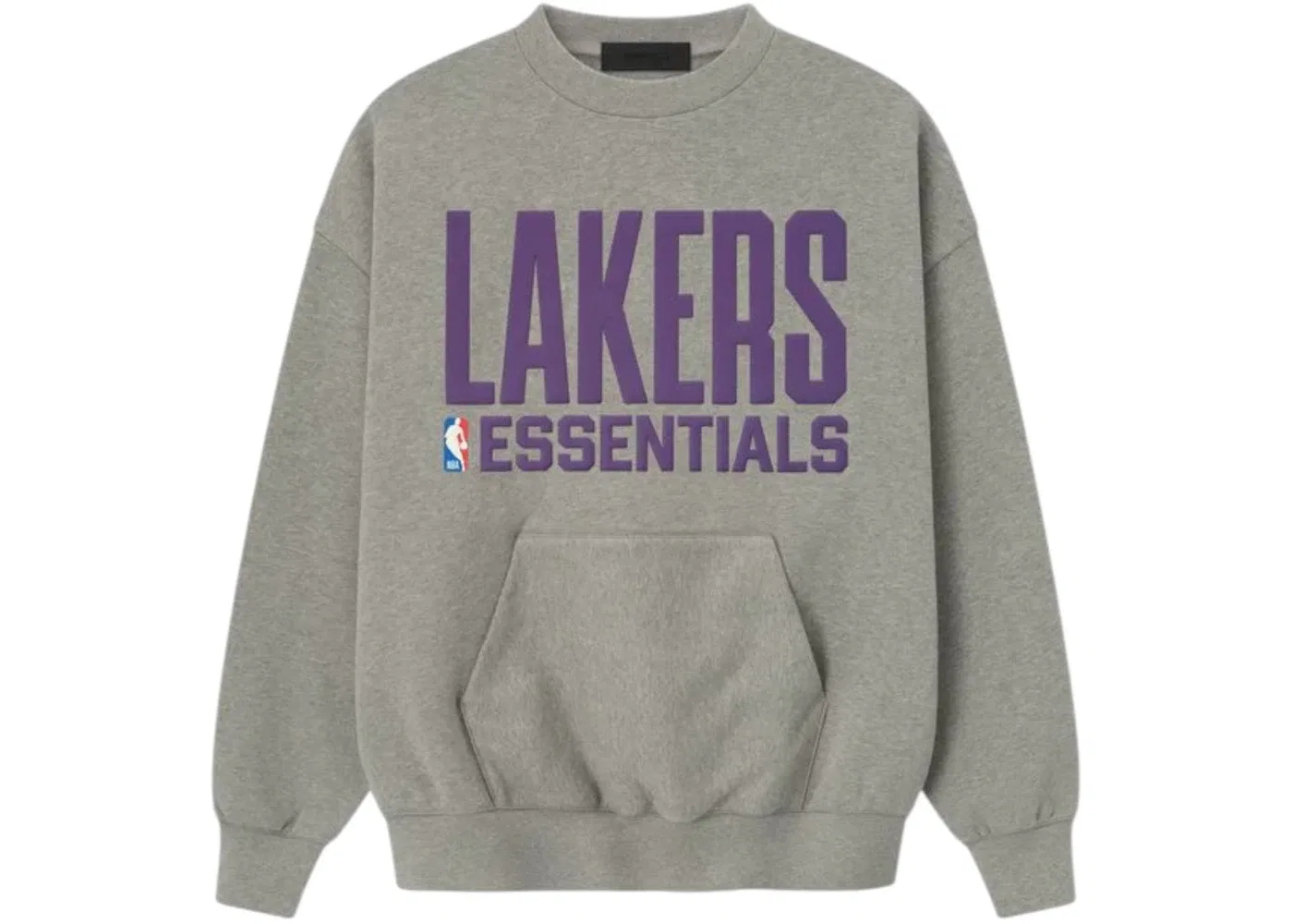 Мужской свитшот с длинным рукавом Crewneck Fear of God, Concrete Heather