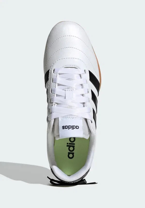 Детские кроссовки Grand Court Lo для девочек (юниорская модель) Adidas Sportswear, белый/черный/желтый — фото 3