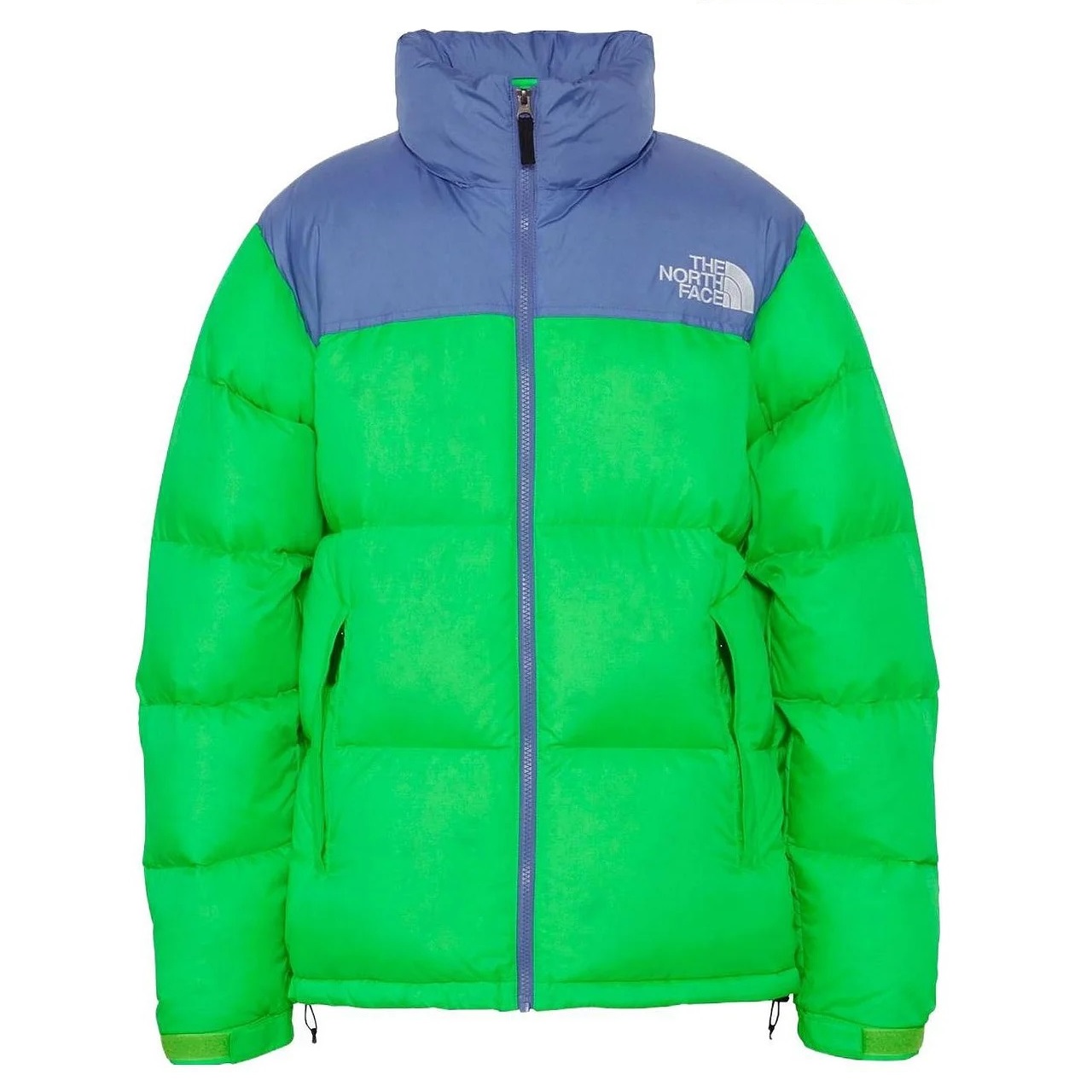 

Пуховик The North Face Unisex, зеленый/синий