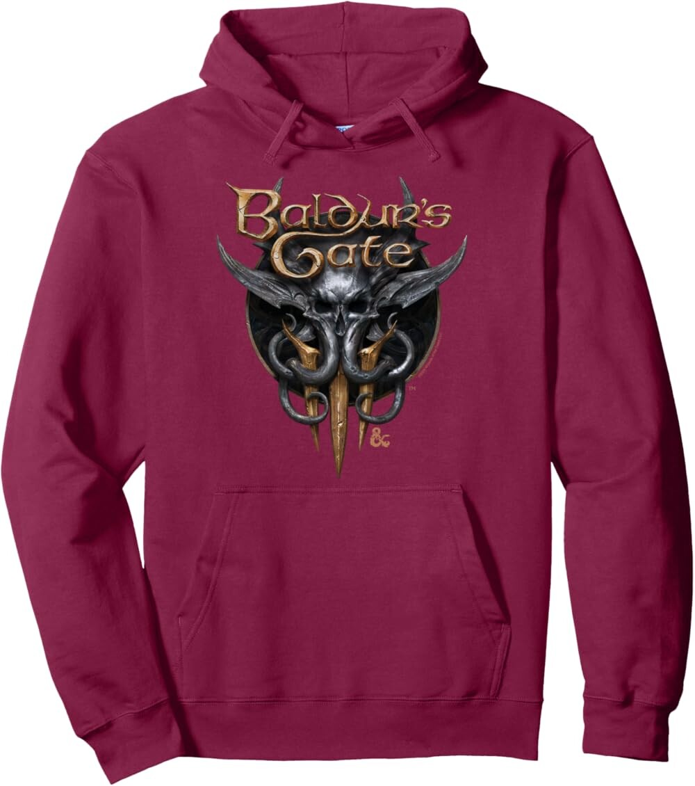 

Толстовка худи Dungeons & Dragons Baldur's Gate III, бордовый