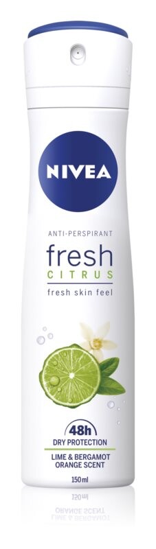 

Спрей-антиперспирант 48 часов Nivea Fresh Citrus