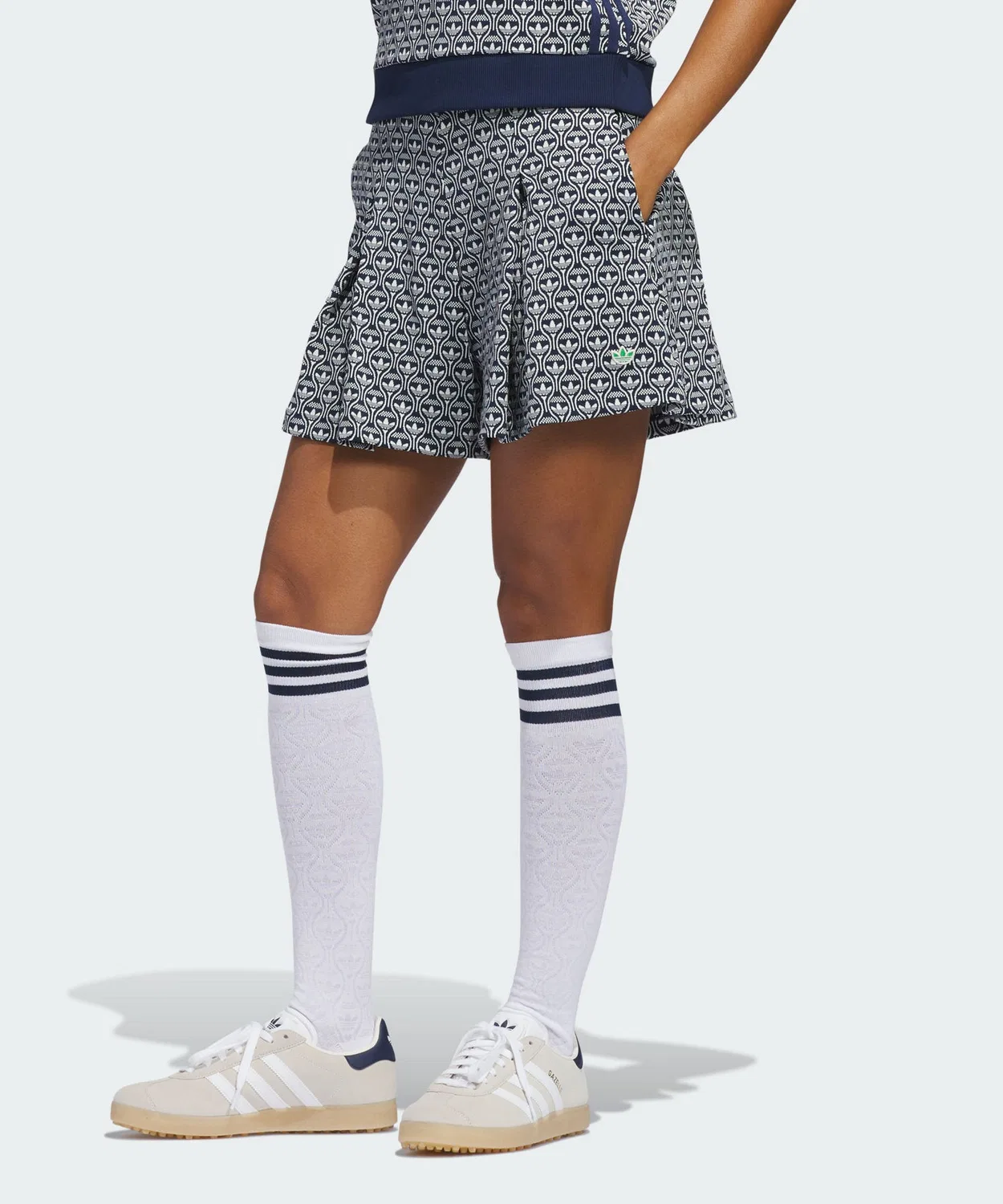 Женская юбка-шорты с принтом Originals All Over Adidas Golf, Blue