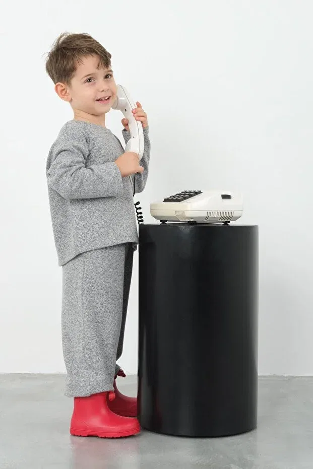 Детская футболка с длинным рукавом Basics Mioma Kids, Gray — фото 2