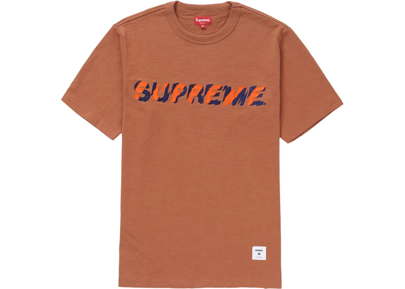 Мужская футболка с принтом Supreme, Rust