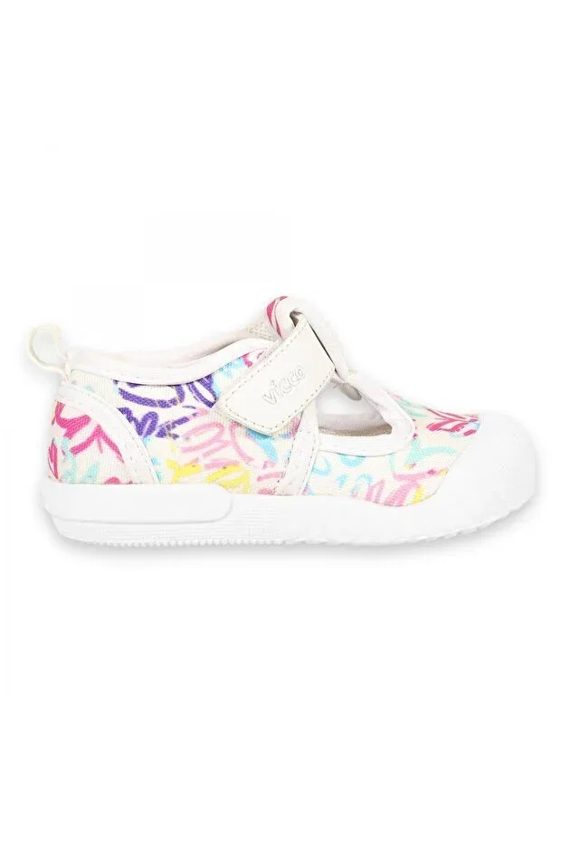 Детские туфли для девочек без каблука First Step Shoes Vicco, White — фото 2