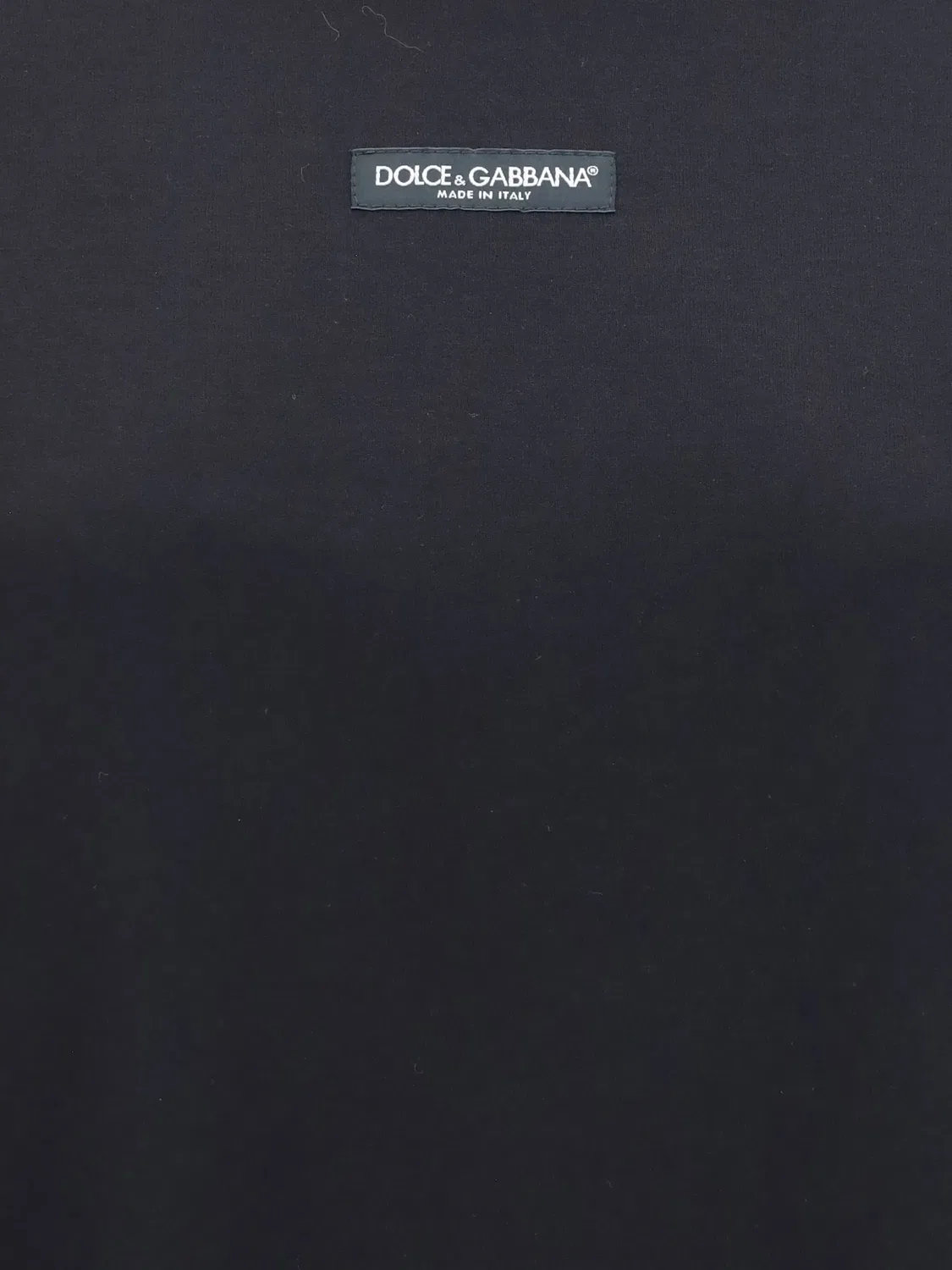 Футболка из хлопка черная Dolce & Gabbana, черный — фото 2