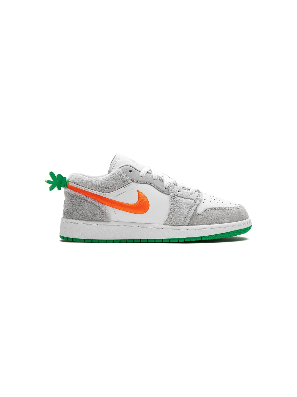 Кроссовки Air Jordan 1 Low "Rabbit", серый — фото 4