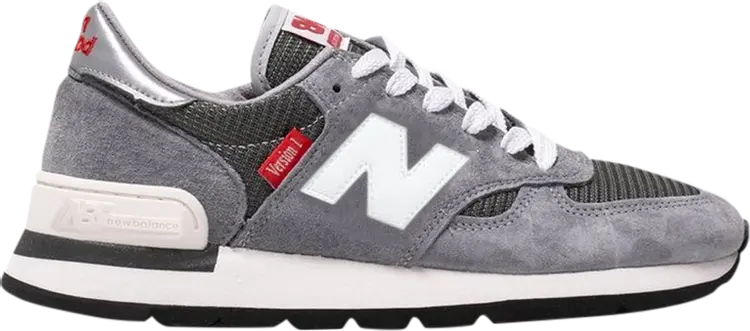 Кроссовки New Balance Extra Butter x 990v1 Made In USA 'Grey', серый — фото 2