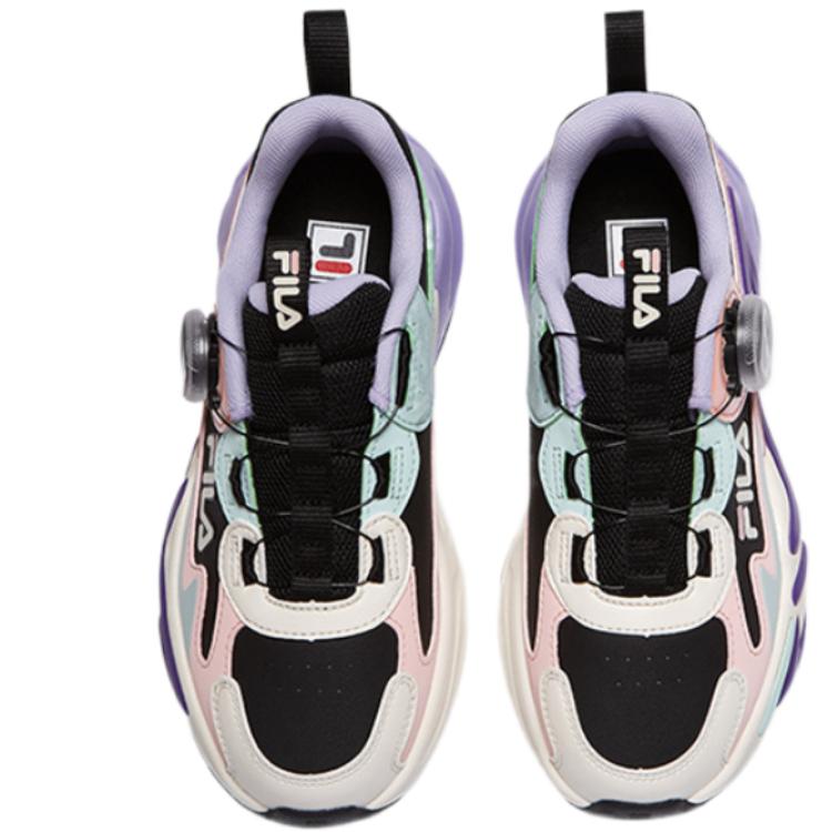FILA KIDS BOA Low Top детские беговые кроссовки black/shell pink kids' — фото 2