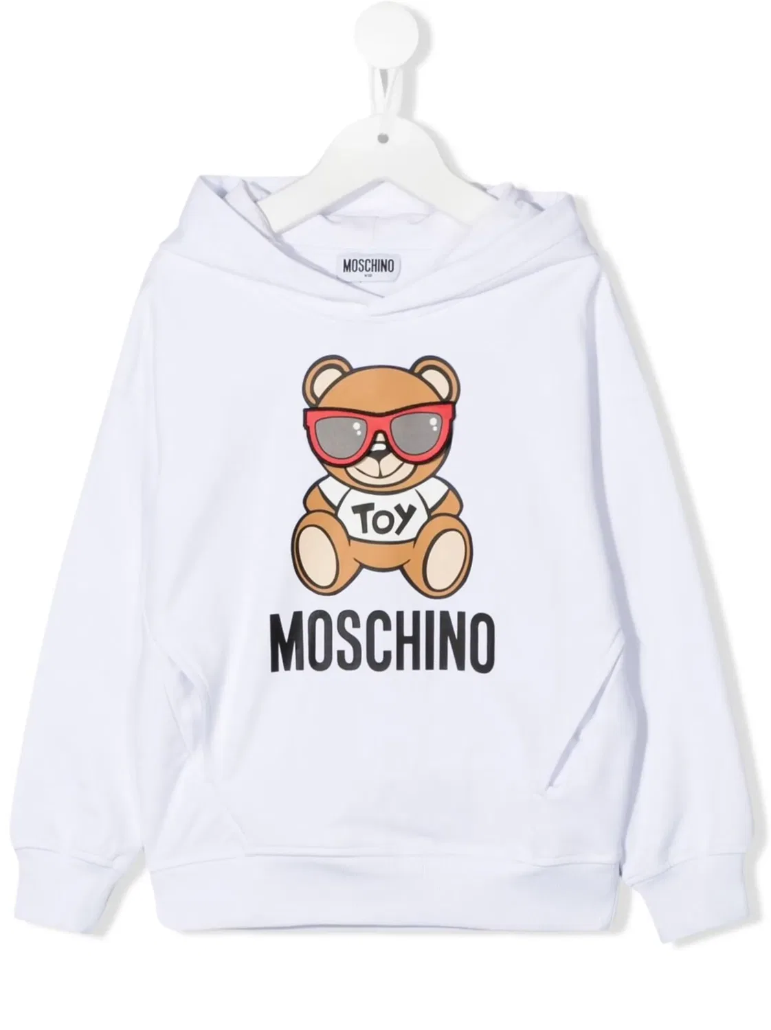 Толстовка с принтом медвежонка Moschino, белый