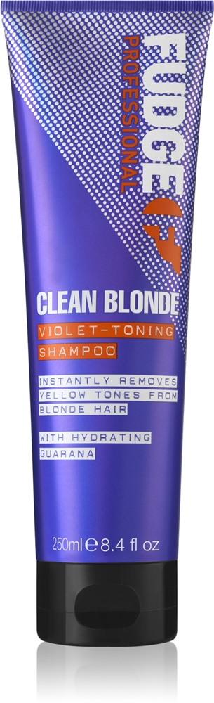 

Оттеночный шампунь Care Clean Blonde с фиолетовыми пигментами для светлых волос Fudge, 250 мл