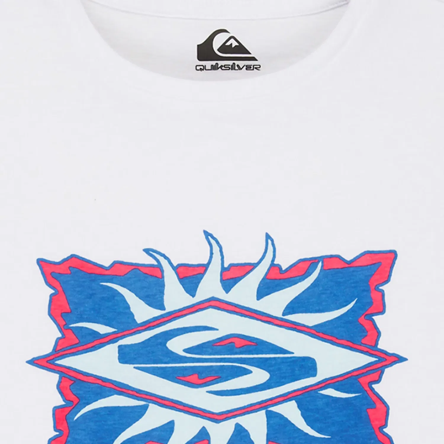 Детская футболка с принтом Starfish Stamp Quiksilver, Blanco — фото 3