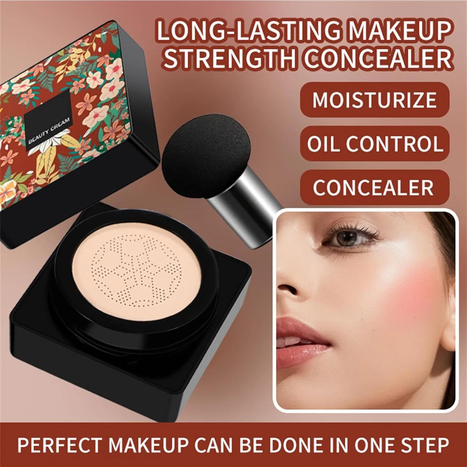 BB Cream Luvie Glow Cushion, 1 шт, Natural Color Generisch — фото 3