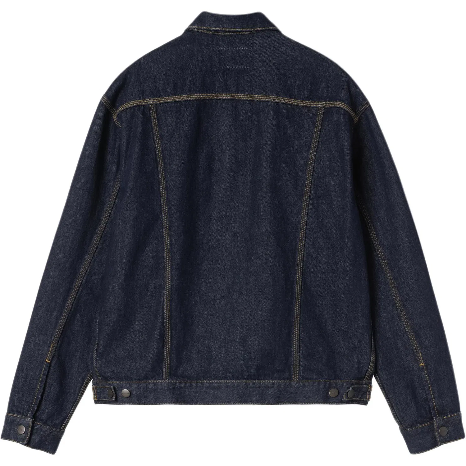 Детское джинсовое пальто с отложным воротником, Denim Jackets, Carhartt WIP, Indigo — фото 3