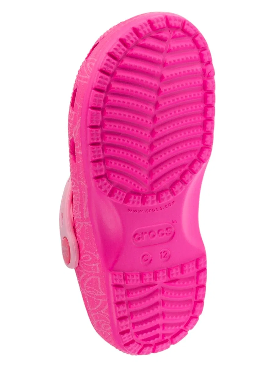 Сандалии Crocs розового цвета — фото 3