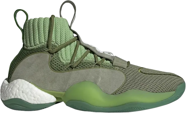 

Кроссовки Adidas Pharrell x Crazy BYW X 'Green', зеленый