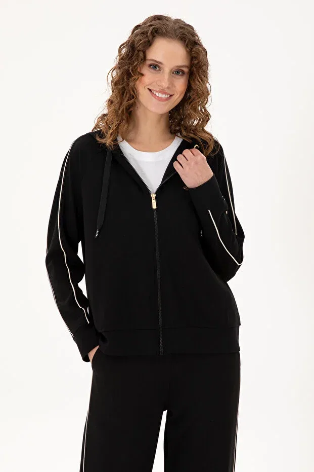 Женские свитшот с капюшоном U.S. Polo Assn., Black