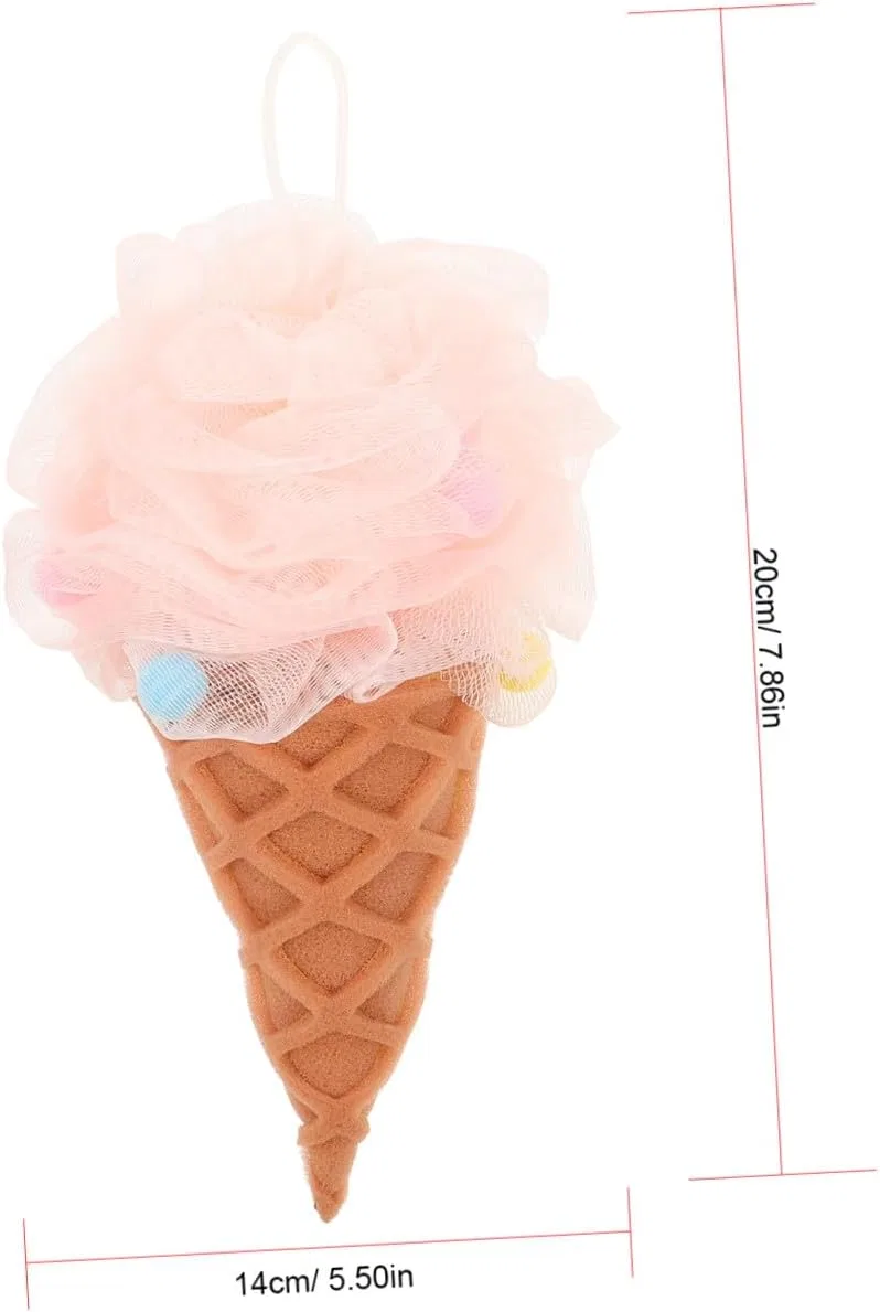 Мочалка для тела Ice Cream, 3 шт, Healeved, мультиколор — фото 2