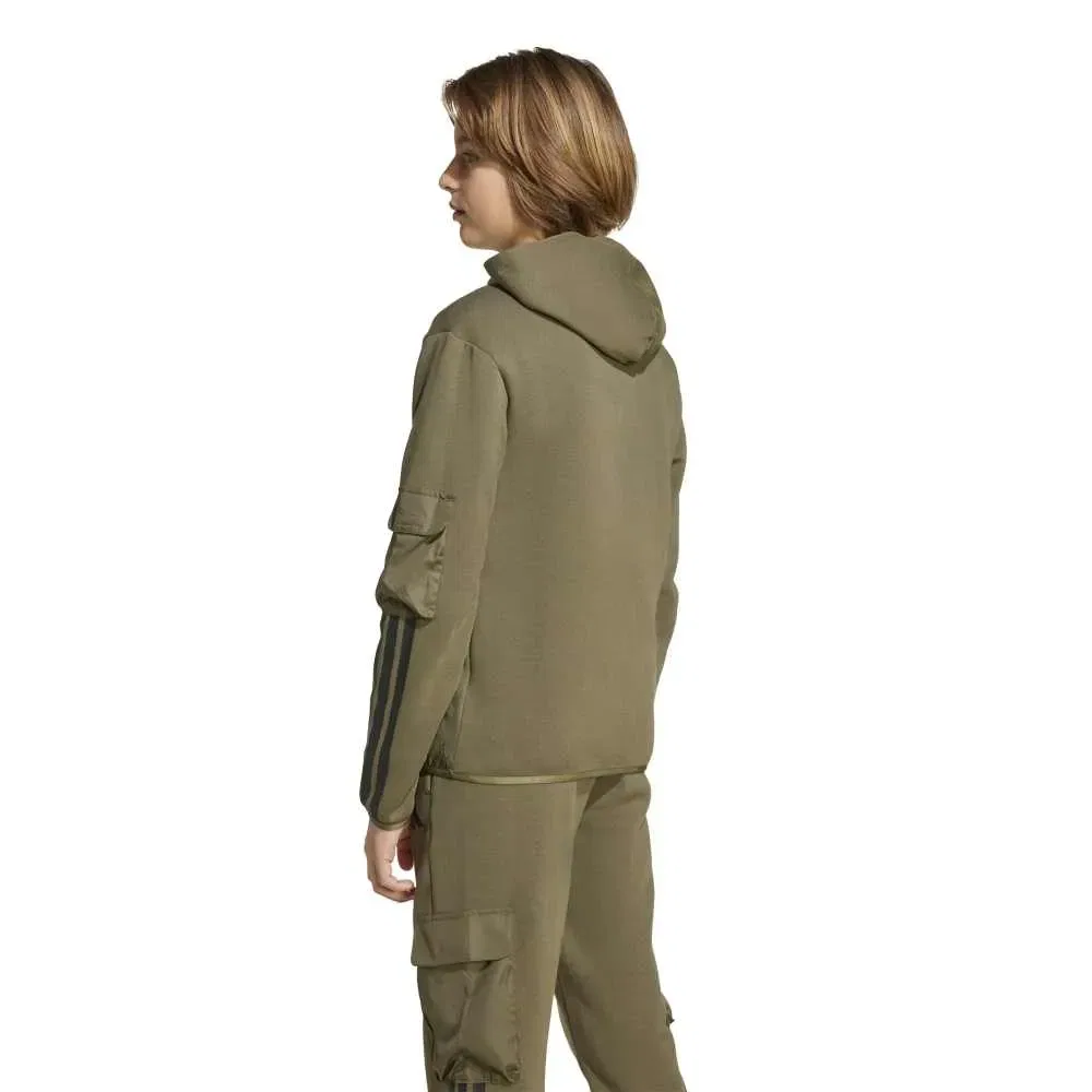 Толстовка флисовая Adidas Utility Pack Adidas, зеленый — фото 2