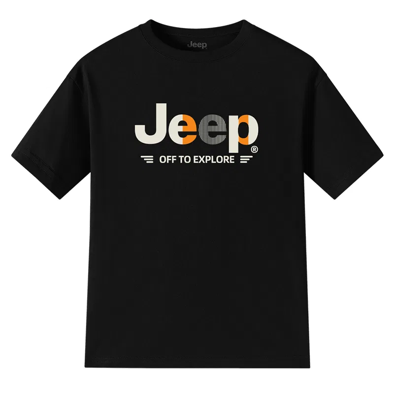 Детская футболка с коротким рукавом, хлопковая, Jeep, Clear Sky Blue — фото 4